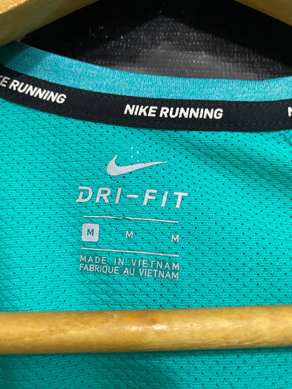 NIKE |M| BUST 18| A47| TEAL NIKE RUNNING TECHNICAL UTILITY PERFORMANCE TEE