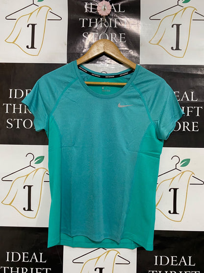 NIKE |M| BUST 18| A47| TEAL NIKE RUNNING TECHNICAL UTILITY PERFORMANCE TEE