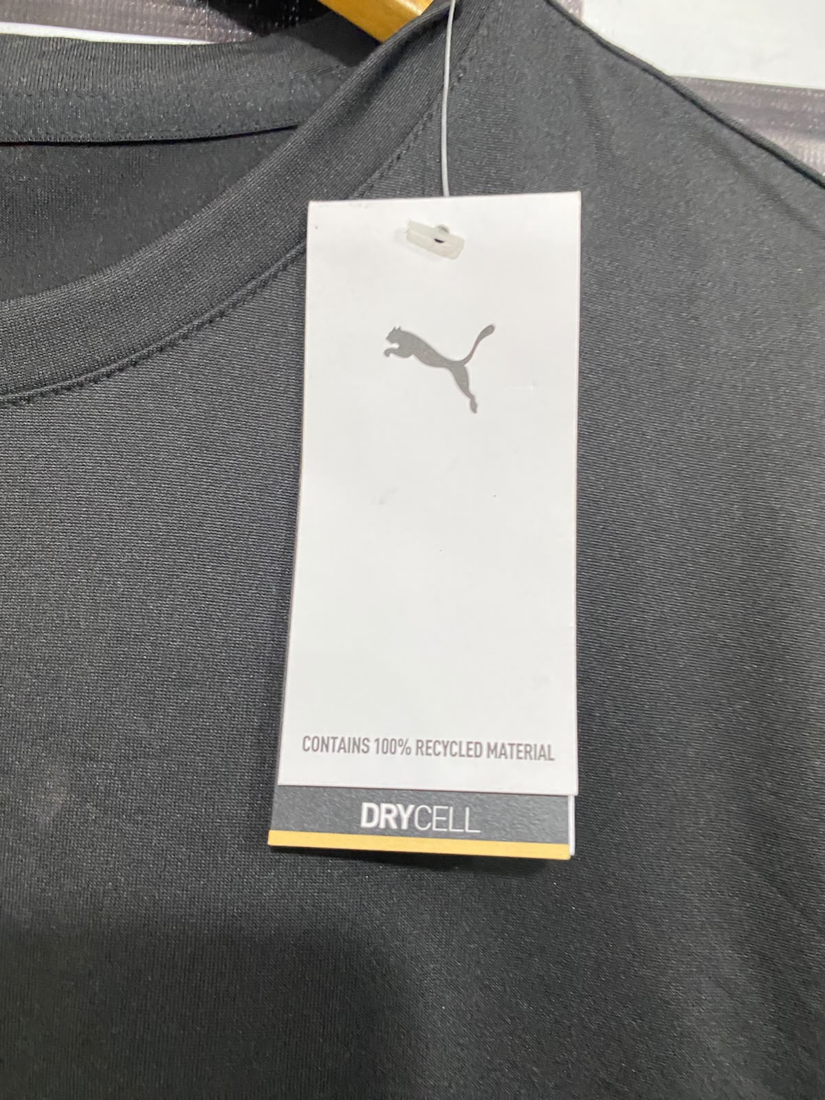 PUMA |M| BUST 20| A47| BLACK PUMA DRYCELL TECHNICAL UTILITY PERFORMANCE TEE