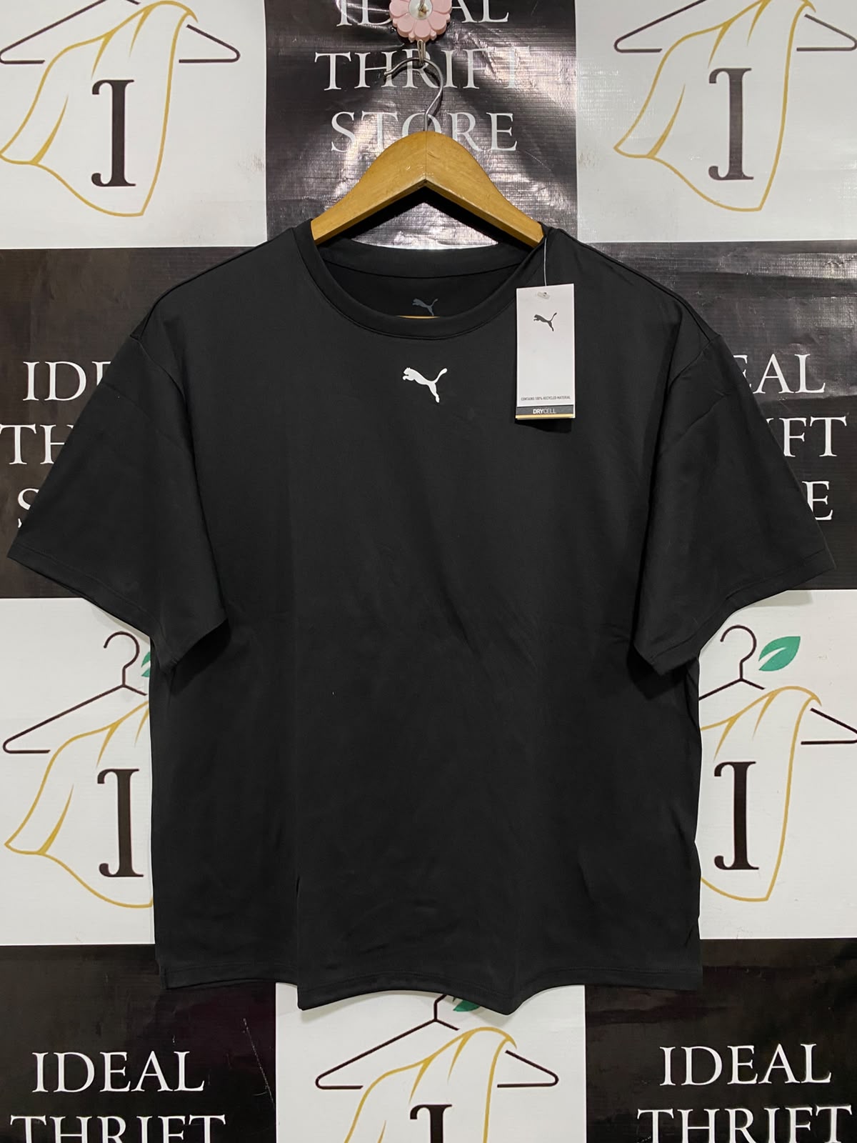 PUMA |M| BUST 20| A47| BLACK PUMA DRYCELL TECHNICAL UTILITY PERFORMANCE TEE