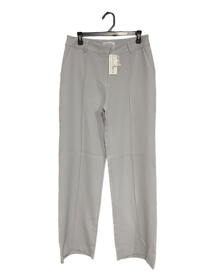 VENDERBYS |L| WAIST 30| A48| LIGHT GREY TAILORED TECHNICAL UTILITY TROUSERS