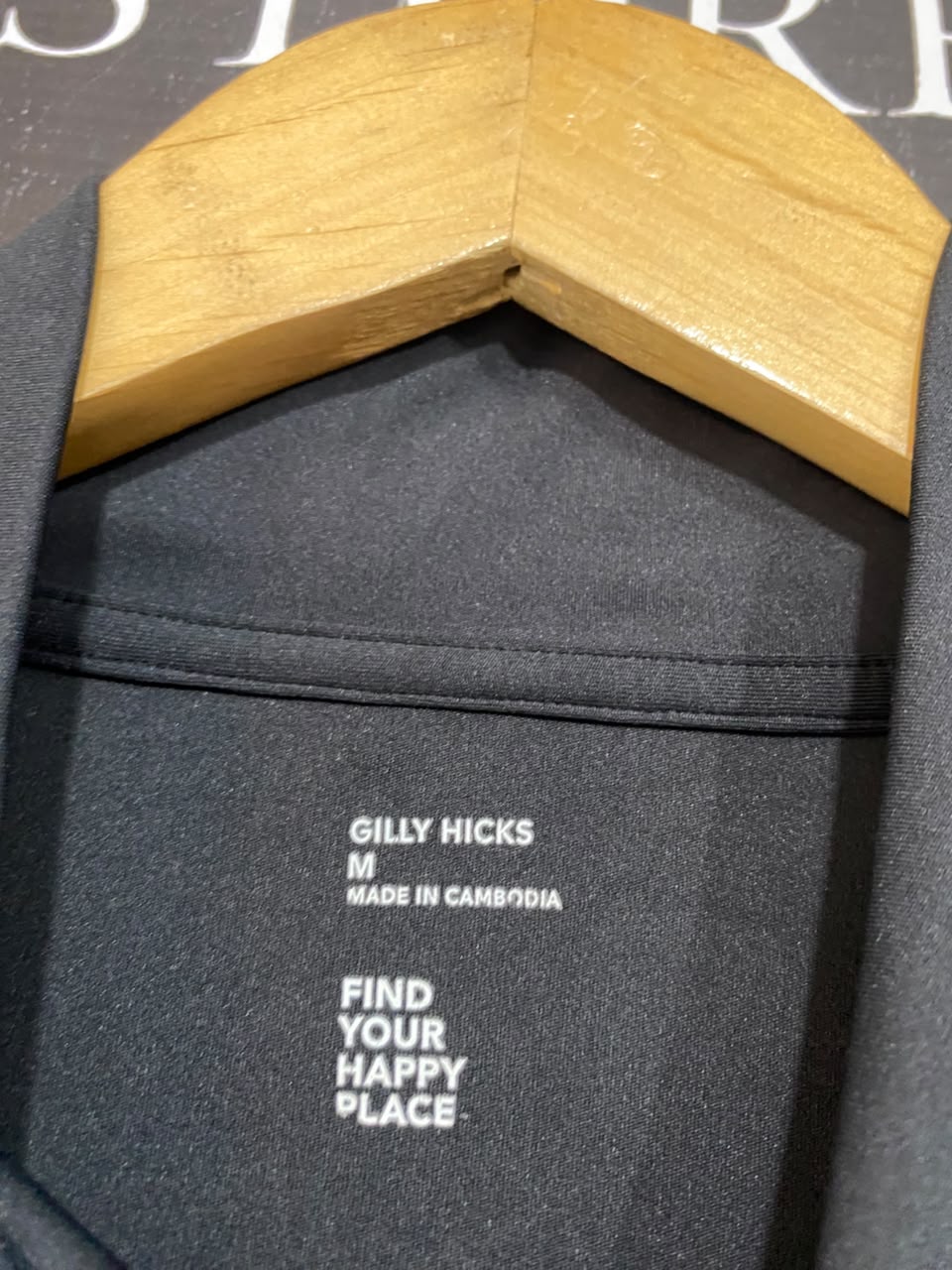 GILLY HICKS |M| BUST 17| A49| SOLID BLACK HIGH-NECK CROPPED TECHNICAL UTILITY ZIP-UP JACKET