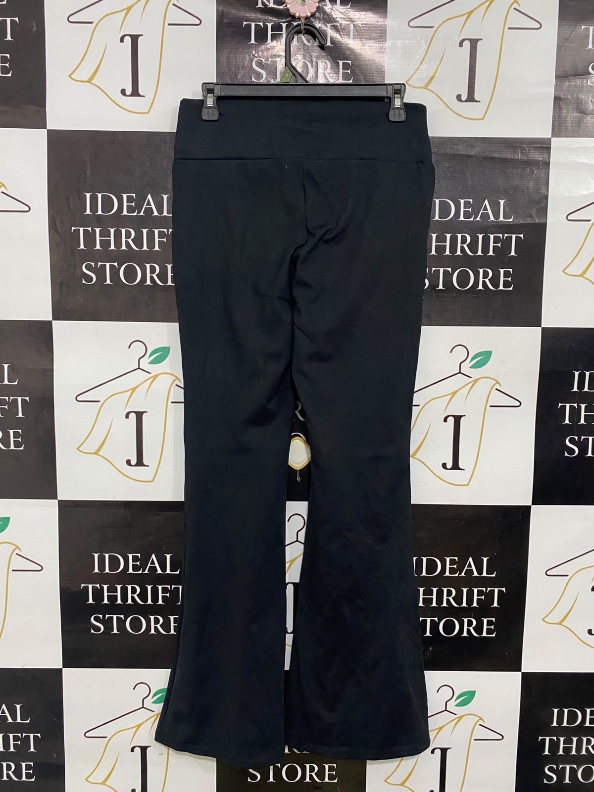 SUPRE |L| WAIST 29| A48| SOLID BLACK FLARED TECHNICAL UTILITY PANTS