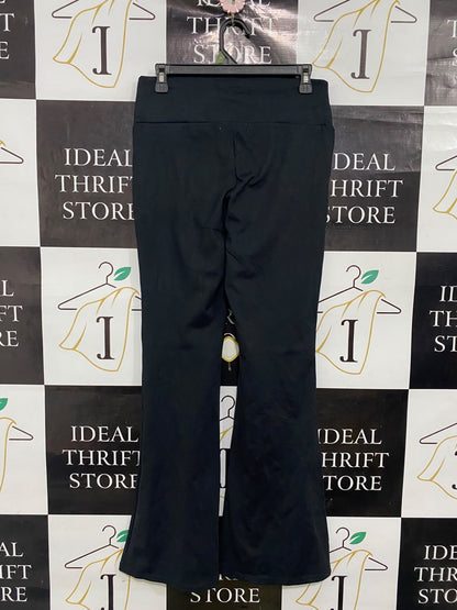 SUPRE |L| WAIST 29| A48| SOLID BLACK FLARED TECHNICAL UTILITY PANTS