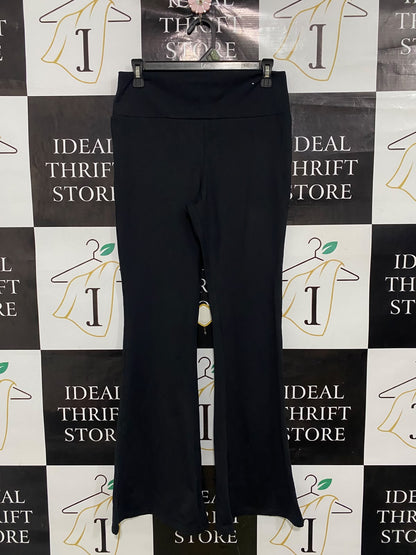 SUPRE |L| WAIST 29| A48| SOLID BLACK FLARED TECHNICAL UTILITY PANTS