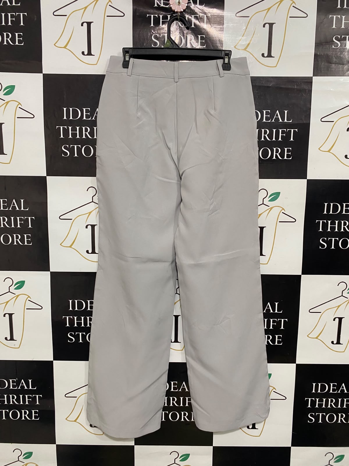 VENDERBYS |L| WAIST 30| A48| LIGHT GREY TAILORED TECHNICAL UTILITY TROUSERS