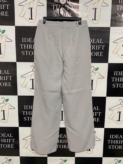 VENDERBYS |L| WAIST 30| A48| LIGHT GREY TAILORED TECHNICAL UTILITY TROUSERS