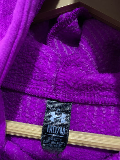 UNDER ARMOUR |M| BUST 19| A48| VIBRANT MAGENTA TECHNICAL UTILITY HOODIE
