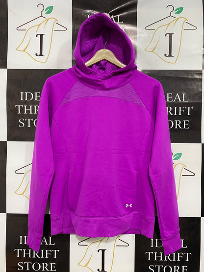 UNDER ARMOUR |M| BUST 19| A48| VIBRANT MAGENTA TECHNICAL UTILITY HOODIE