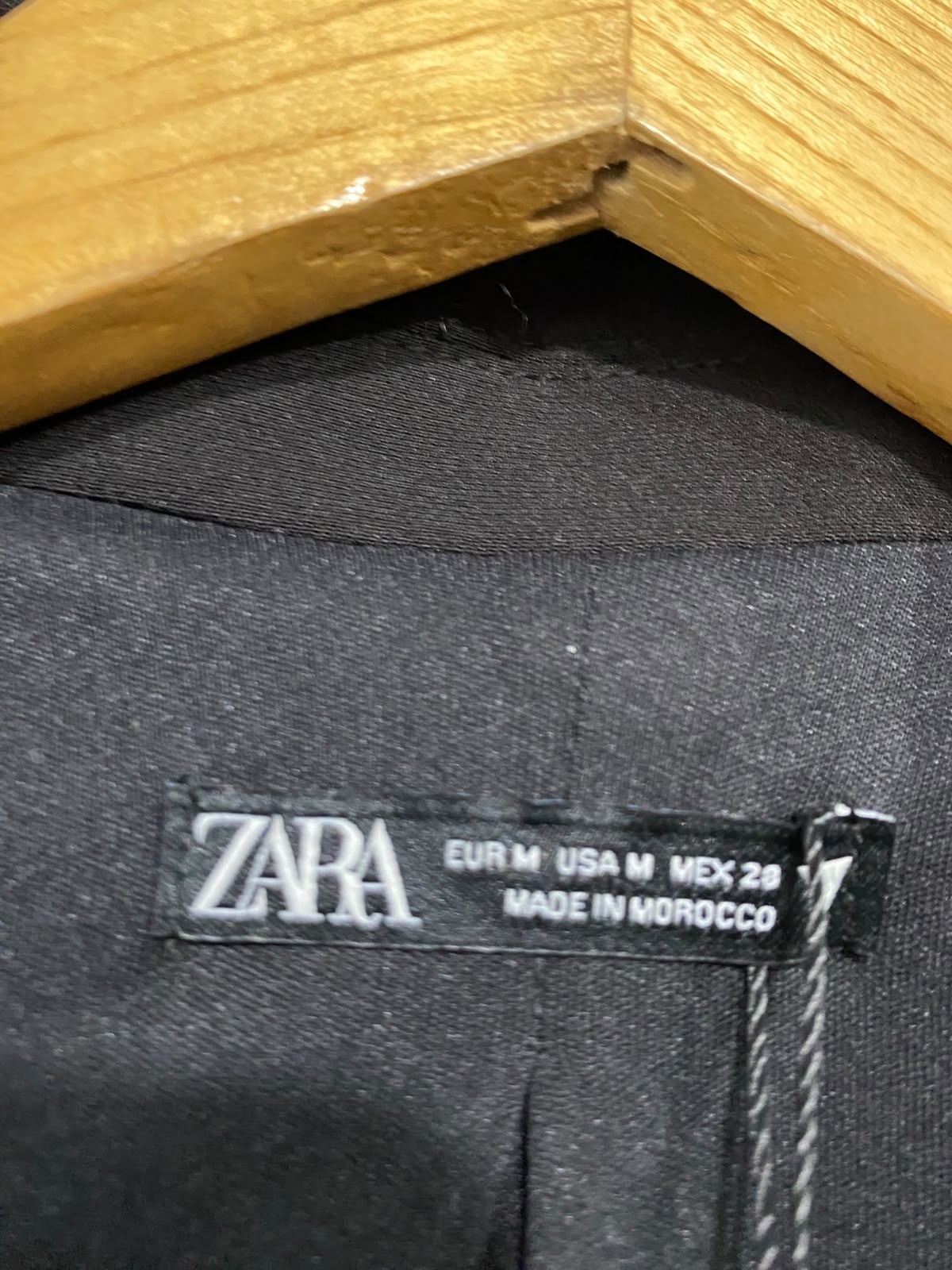 ZARA |M| BUST 18| A48| SOLID BLACK TAILORED TECHNICAL UTILITY BLAZER DRESS