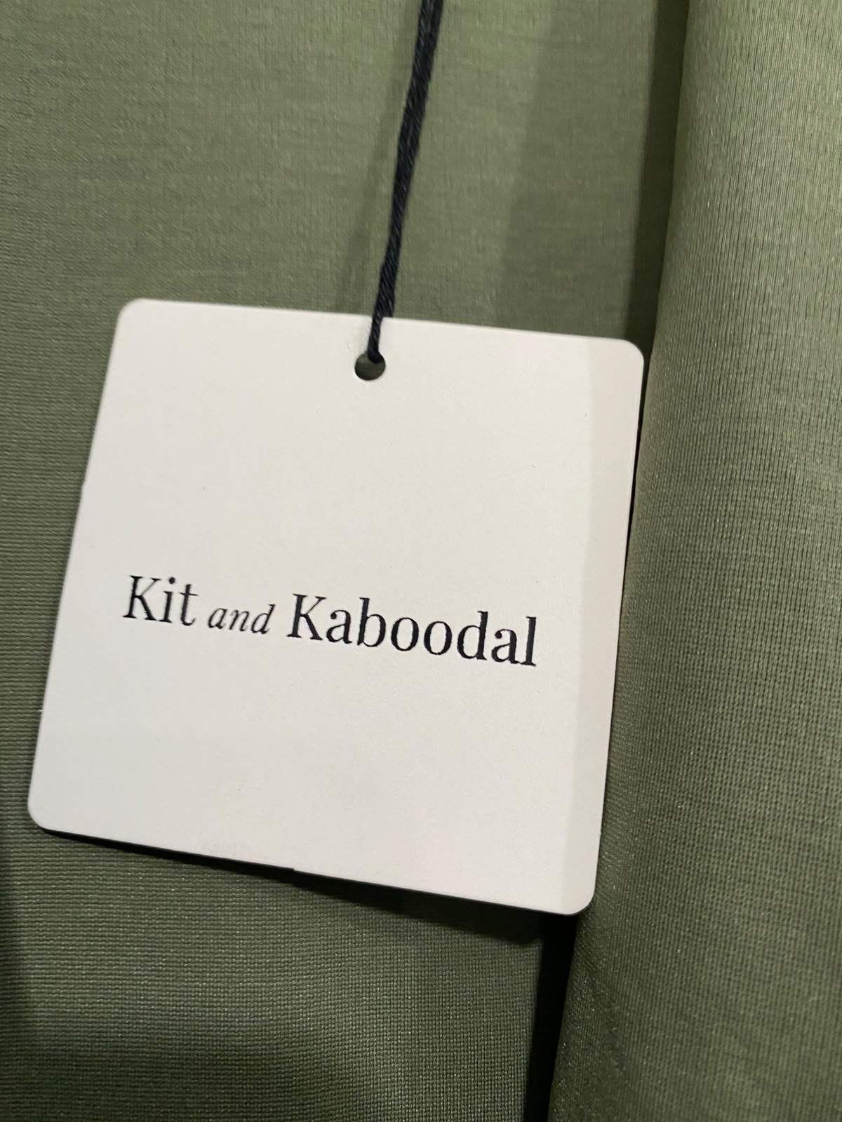 KIT AND KABOODAL |XL| BUST 25| A48| SAGE GREEN SHAWL-LAPEL TECHNICAL UTILITY COAT TUNIC