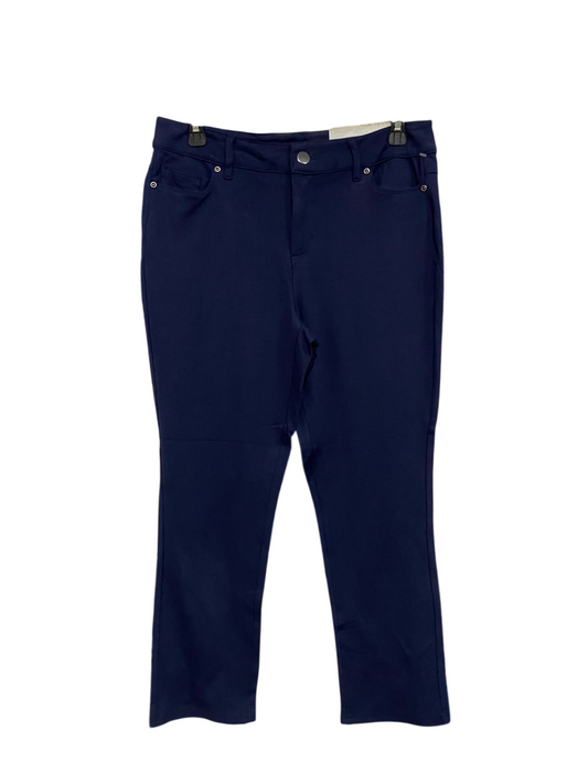 CATO |L| WAIST 31| A50| NAVY BLUE TECHNICAL UTILITY STRETCH TROUSERS