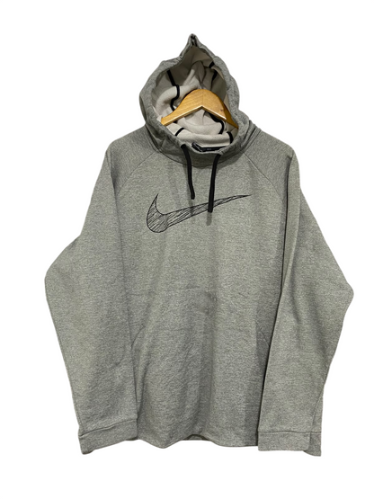NIKE |XXL| BUST 27| A51| GREY NIKE OVERSIZED SWOOSH TECHNICAL UTILITY HOODIE