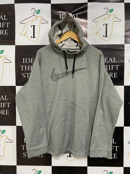 NIKE |XXL| BUST 27| A51| GREY NIKE OVERSIZED SWOOSH TECHNICAL UTILITY HOODIE