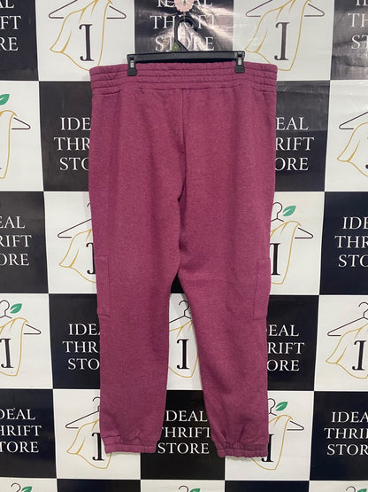 SELECT |XL| WAIST 38| A50| MAUVE HEATHERED TECHNICAL UTILITY JOGGERS WITH ZIP POCKETS
