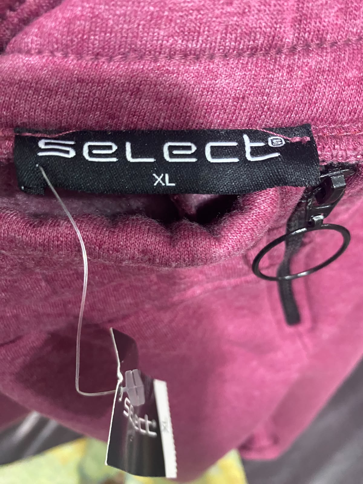 SELECT |XL| WAIST 38| A50| MAUVE HEATHERED TECHNICAL UTILITY JOGGERS WITH ZIP POCKETS