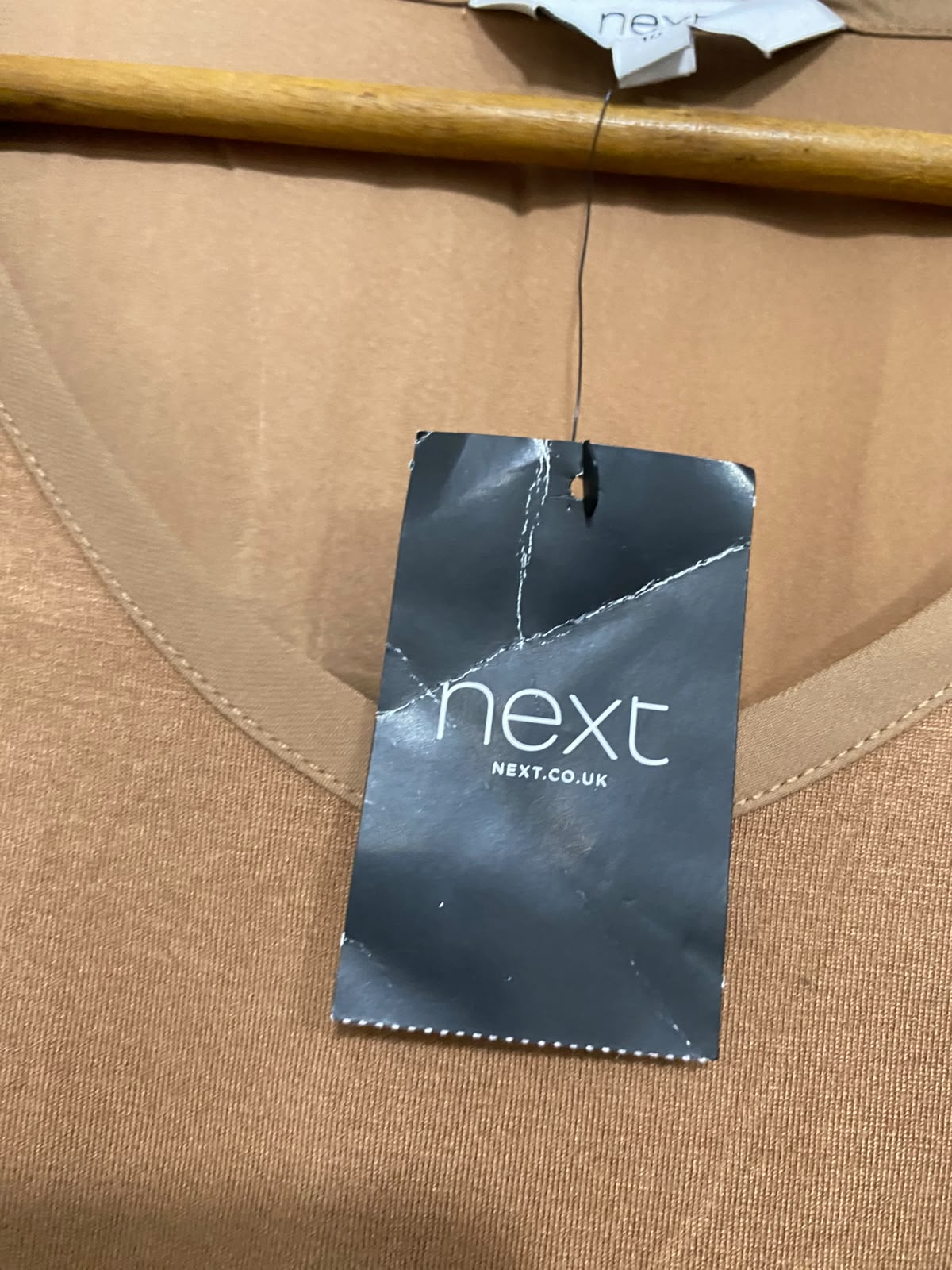 NEXT |M| BUST 19| A49| CAMEL NEXT CONTRAST-SHOULDER TECHNICAL UTILITY TUNIC TOP