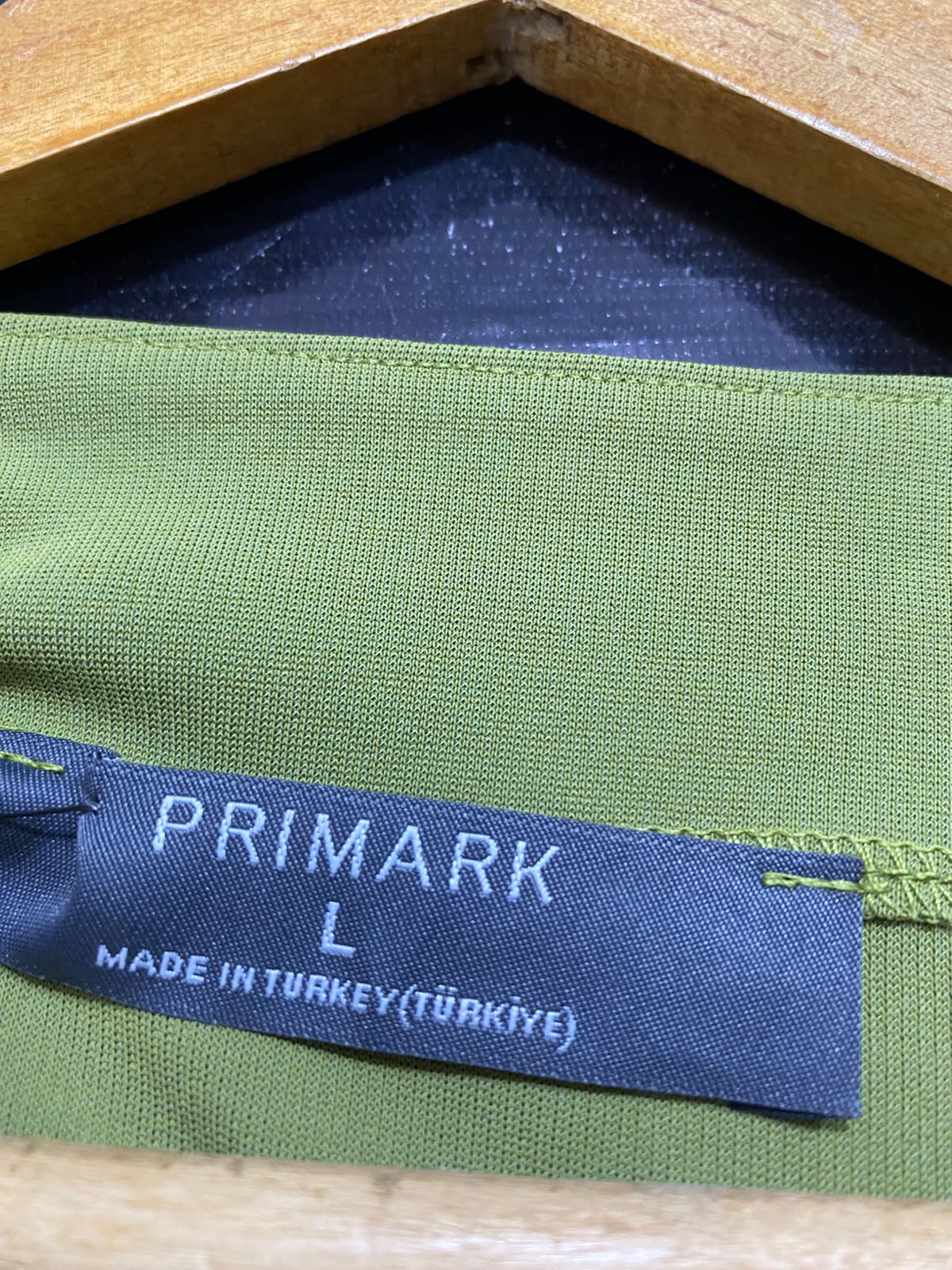 PRIMARK |L| BUST 20| A52| OLIVE GREEN V-NECK PEPLUM TECHNICAL UTILITY JACKET