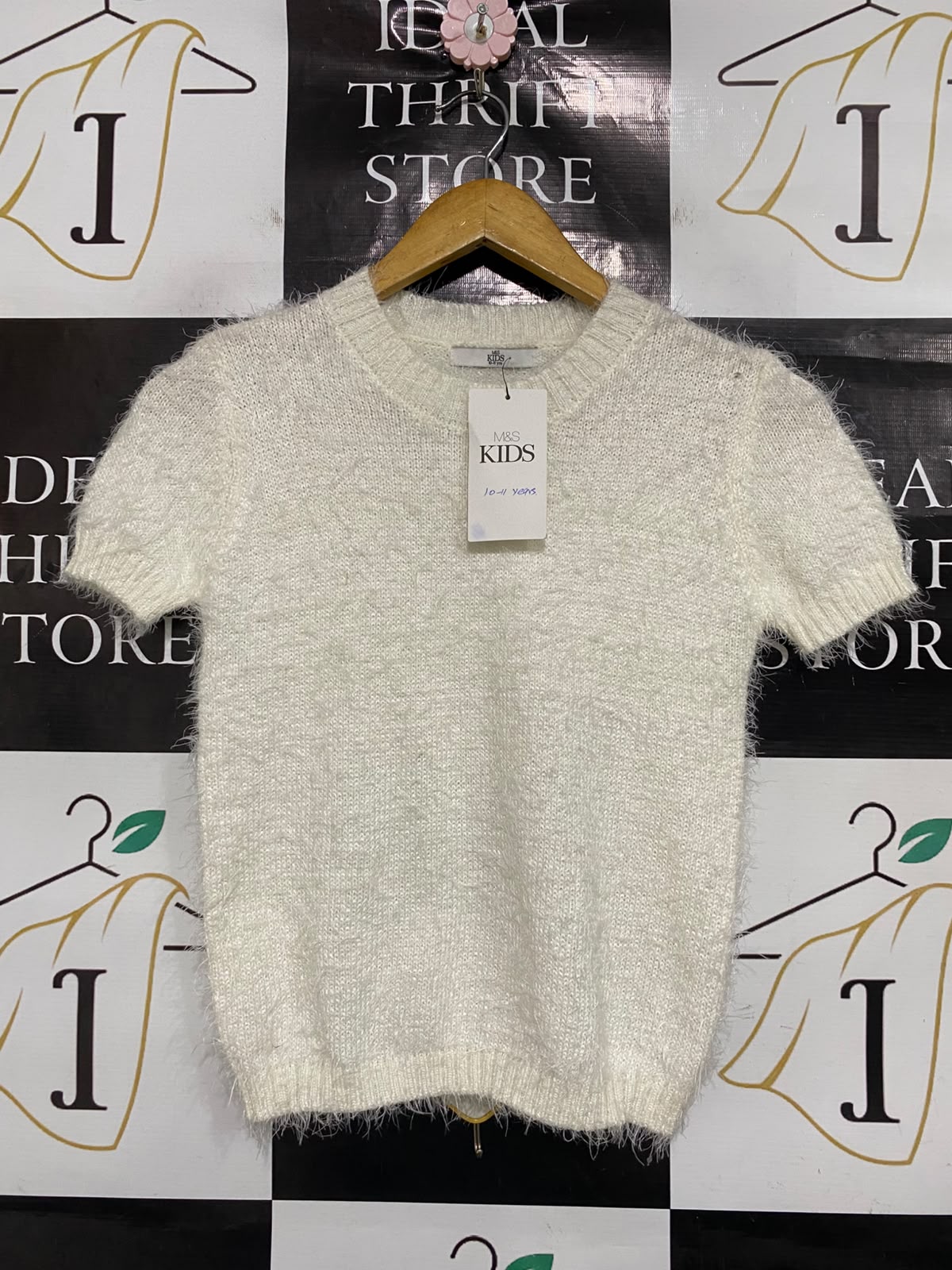 M&S |XS| BUST 16| A52| WHITE SHORT-SLEEVE TEXTURED TECHNICAL UTILITY TOP