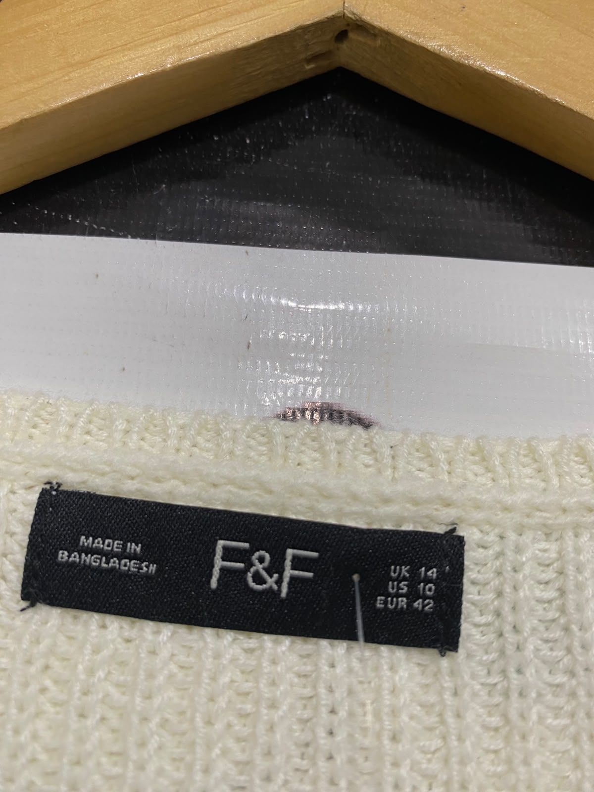 F&F |L| BUST 19| A52| MULTI-STRIPE CREW-NECK TECHNICAL UTILITY SWEATER