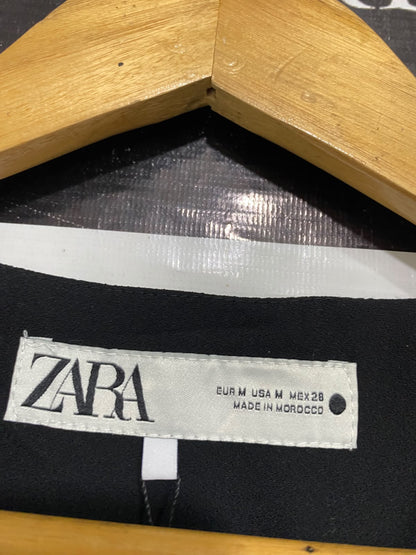 ZARA |M| BUST 18| A51| BLACK TAILORED BUTTON-UP TECHNICAL UTILITY VEST
