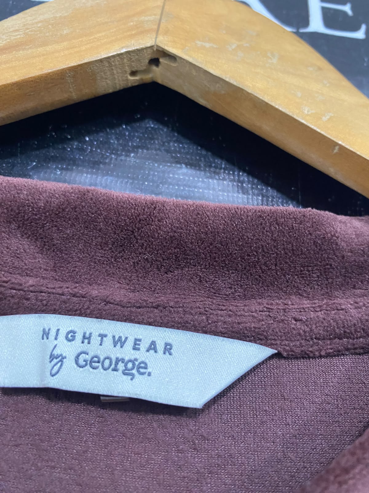 GEORGE |L| A51| BURGUNDY VELOUR STUDDED SWEATSHIRT AND JOGGERS TECHNICAL UTILITY SET