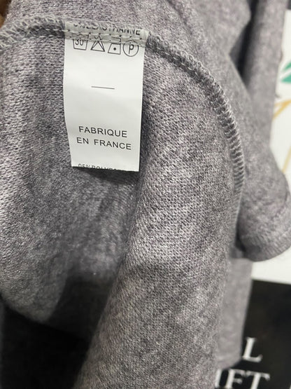 FABRIQUE EN FRANCE |M| A51| GREY MELANGE BUTTON-UP CARDIGAN AND WIDE-LEG PANTS TECHNICAL UTILITY SET