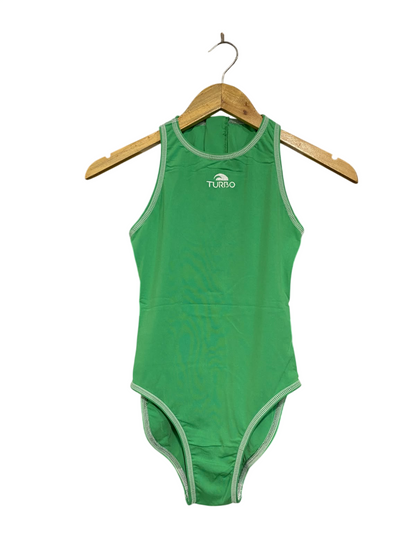 TURBO |M| BUST 12| A53| GREEN TURBO CREW-NECK TECHNICAL UTILITY SWIMSUIT