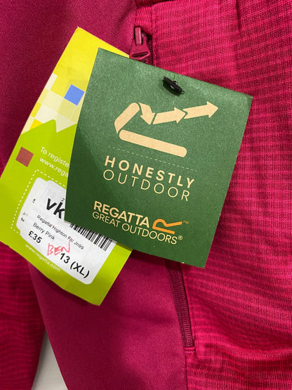 REGATTA |M| BUST 18| A53| MAGENTA REGATTA GREAT OUTDOORS FULL-ZIP TECHNICAL UTILITY JACKET
