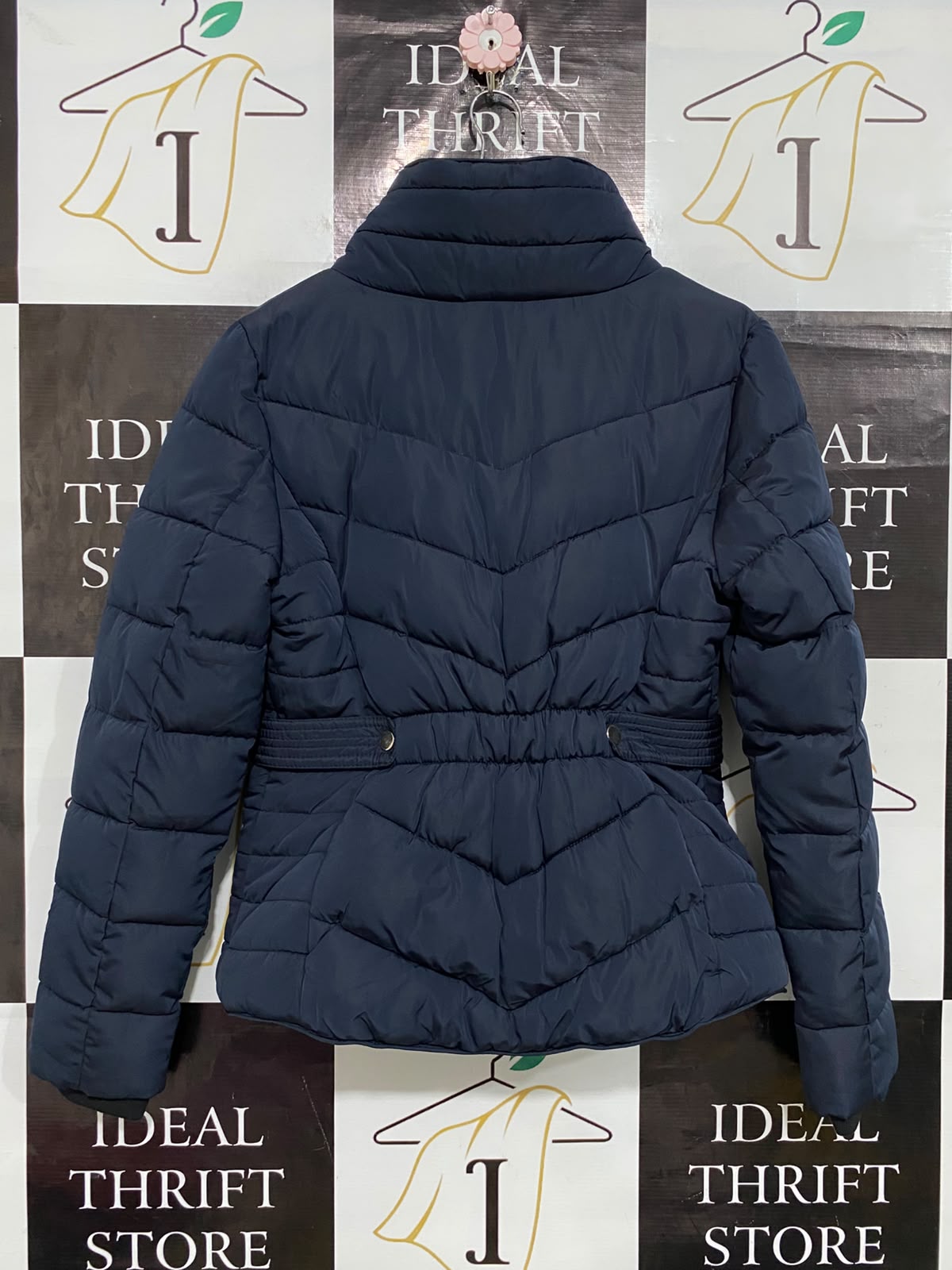 PRIMARK CARES |XS| BUST 19| A53| STAND-COLLAR QUILTED TECHNICAL UTILITY PUFFER JACKET