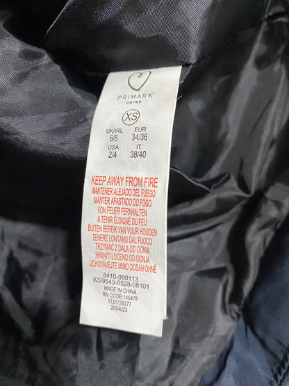 PRIMARK CARES |XS| BUST 19| A53| STAND-COLLAR QUILTED TECHNICAL UTILITY PUFFER JACKET