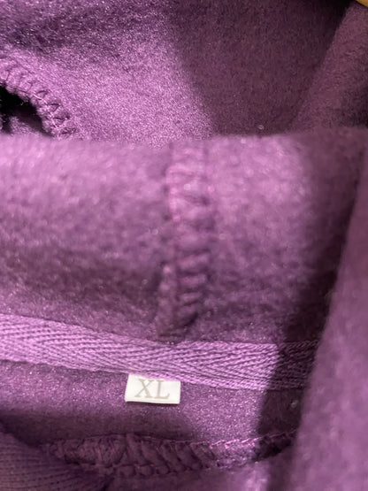 SHEIN |XL| BUST 23| A53| PLUM OVERSIZED HOODED TECHNICAL UTILITY PULLOVER HOODIE