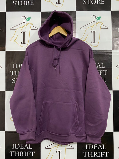 SHEIN |XL| BUST 23| A53| PLUM OVERSIZED HOODED TECHNICAL UTILITY PULLOVER HOODIE