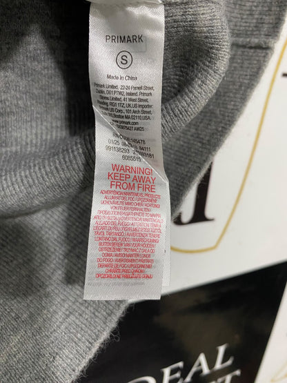 PRIMARK |S| BUST 19| A52| GREY PRIMARK CREW-NECK LAYERED-EFFECT TECHNICAL UTILITY SWEATER VEST TOP