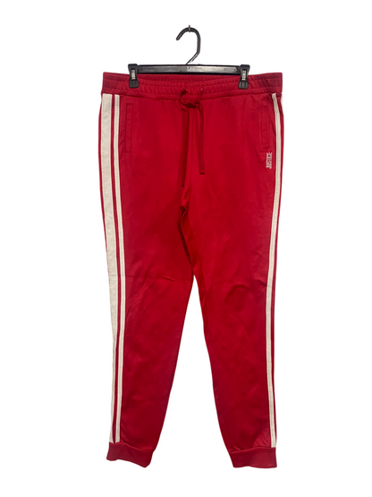 JUSTICE ACTIVE |XL| WAIST 36| A53| RED SIDE-STRIPE ATHLETIC TECHNICAL UTILITY JOGGERS