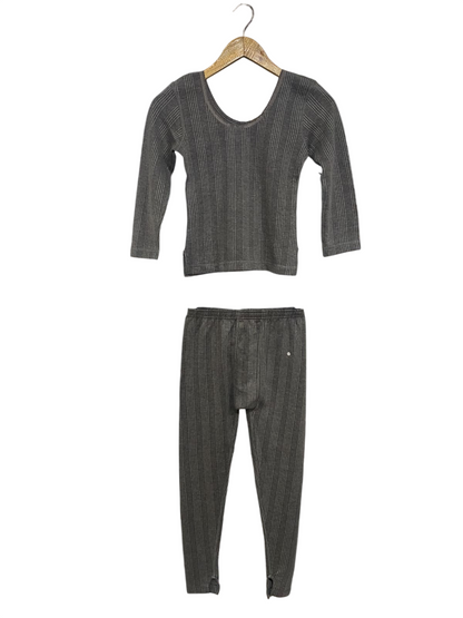 LUX |XS| A53| CHARCOAL GREY RIBBED THERMAL TECHNICAL UTILITY SET