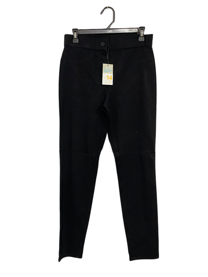 PRIMARK CARES |L| WAIST 30| A54| BLACK LEE HIGH-RISE TECHNICAL UTILITY TROUSERS