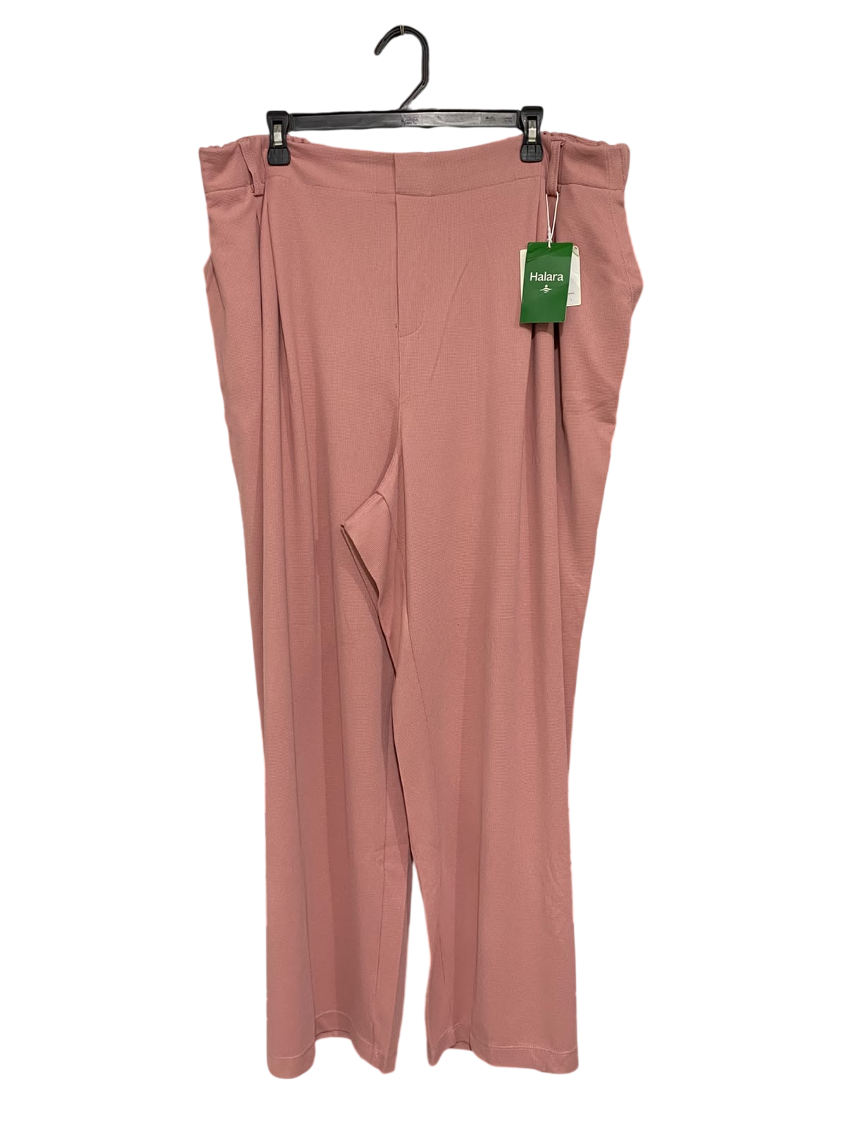 HALARA |XXL| WAIST 40| A54| DUSTY ROSE HALARA WIDE-LEG TECHNICAL UTILITY TROUSERS
