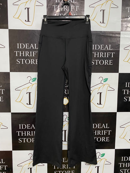 SHEIN |S| WAIST 26| A54| BLACK HIGH-WAIST WIDE-LEG TECHNICAL UTILITY PANTS