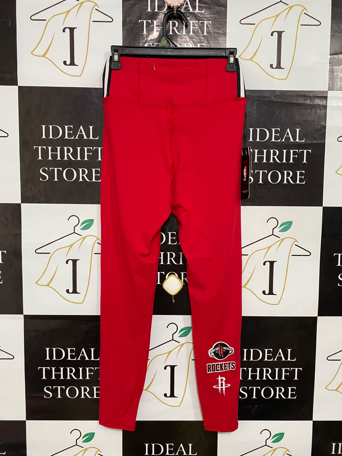 NBA |M| WAIST 26| A54| RED HOUSTON ROCKETS NBA HIGH-WAIST TECHNICAL UTILITY LEGGINGS
