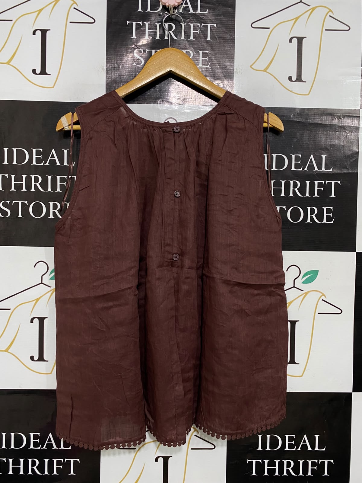 ZARA |M| BUST 25| A54| BURGUNDY ZARA SLEEVELESS TECHNICAL UTILITY BLOUSE