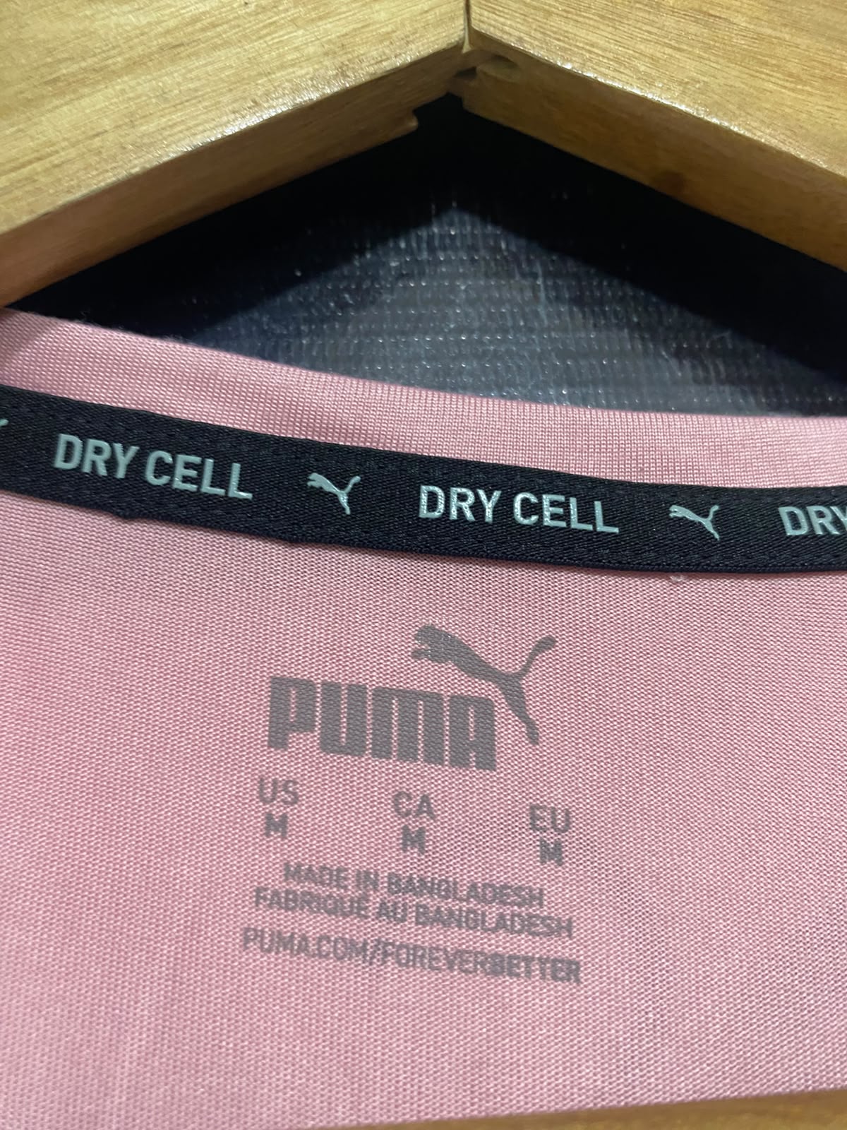 PUMA |M| BUST 19| A53| DUSTY ROSE PUMA DRYCELL ATHLETIC TECHNICAL UTILITY T-SHIRT
