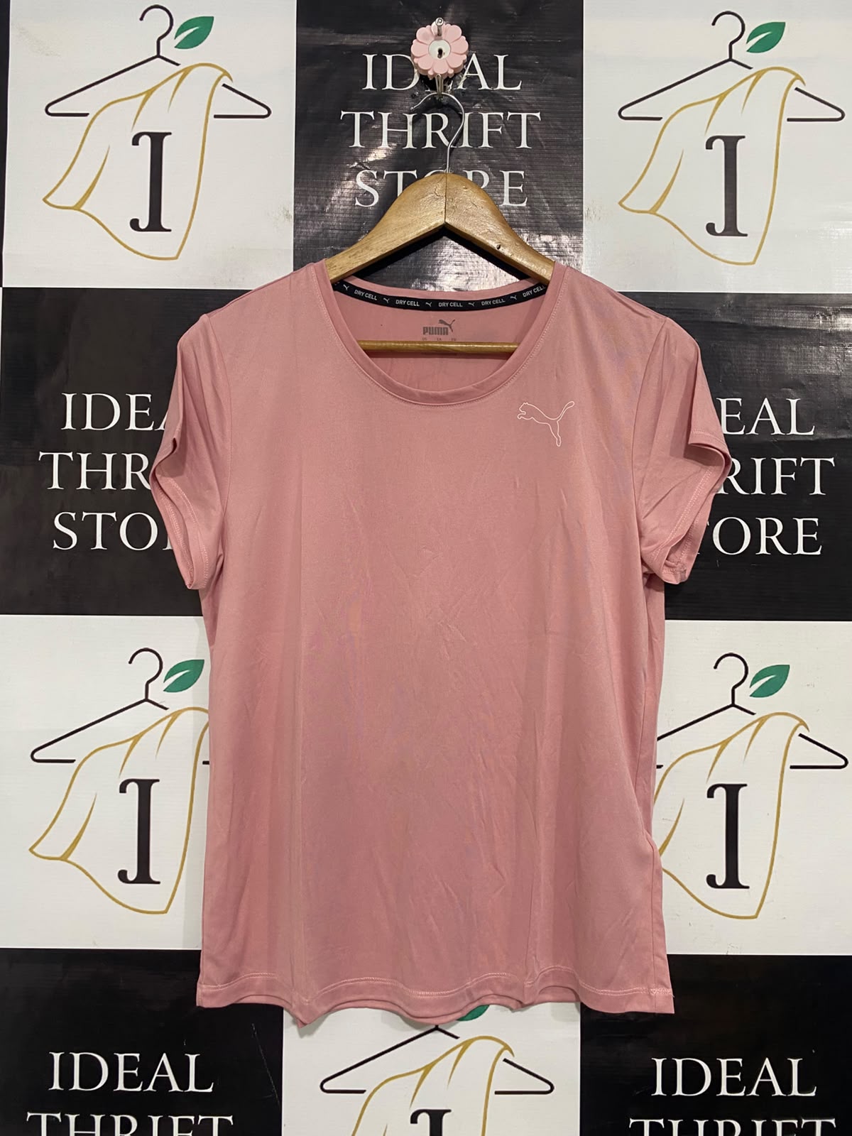 PUMA |M| BUST 19| A53| DUSTY ROSE PUMA DRYCELL ATHLETIC TECHNICAL UTILITY T-SHIRT