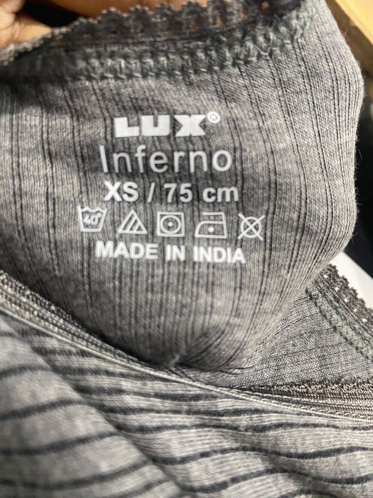 LUX |XS| A53| CHARCOAL GREY RIBBED THERMAL TECHNICAL UTILITY SET
