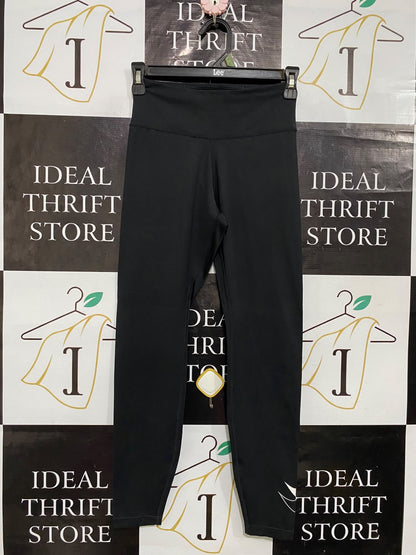 NIKE |XS| WAIST 22| A53| BLACK ATHLETIC SWOOSH-ACCENT TECHNICAL UTILITY LEGGINGS