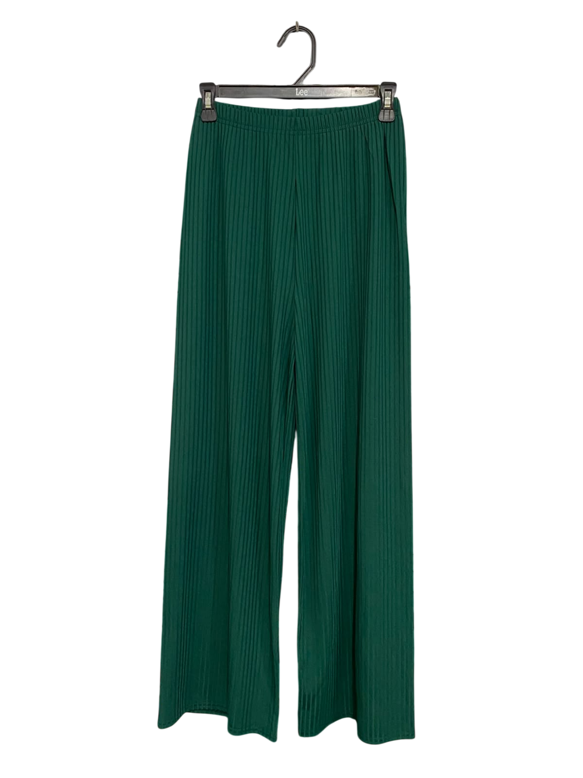 |S| WAIST 26| A32| EMERALD GREEN PLEATED WIDE-LEG TECHNICAL UTILITY TROUSERS