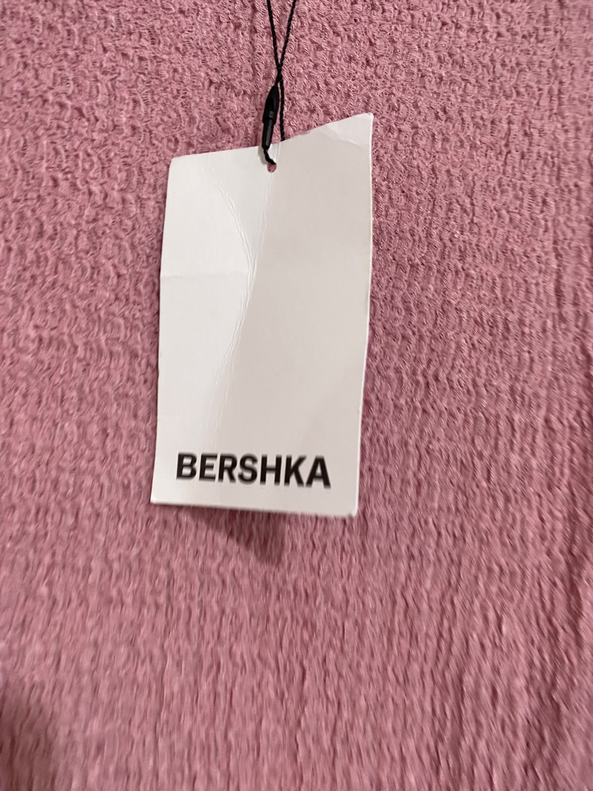 BARSHKA |S| WAIST 26| A32| DUSTY PINK BERSHKA SLIT-SIDE TEXTURED TECHNICAL UTILITY MAXI SKIRT