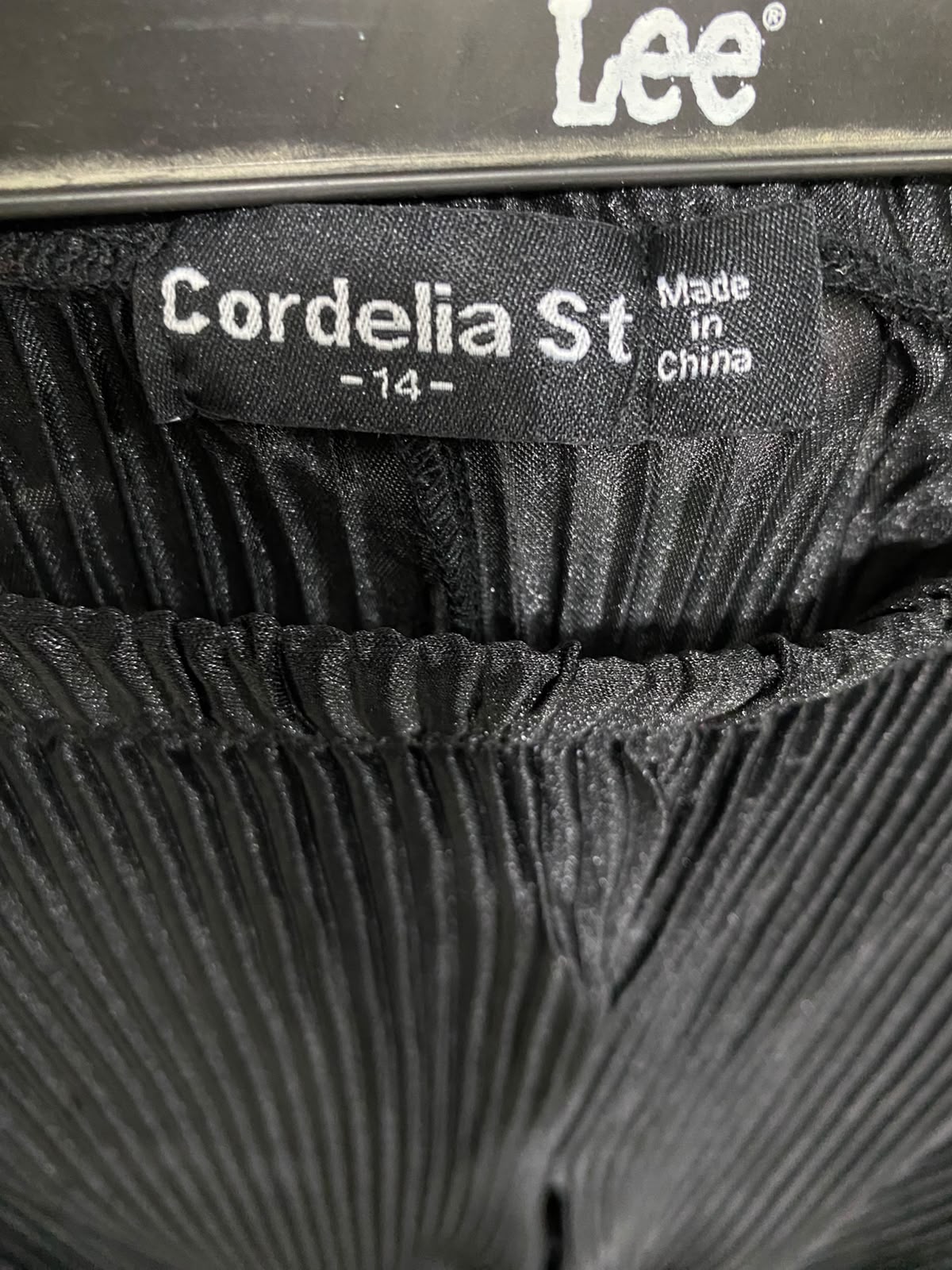 CORDELIA ST |L| WAIST 32| A32| BLACK PLEATED WIDE-LEG TECHNICAL UTILITY TROUSERS