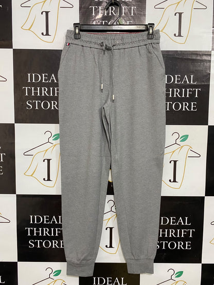 TOMMY HIFIGER |S| WAIST 26| A55| GREY DRAWSTRING-WAIST TECHNICAL UTILITY JOGGERS
