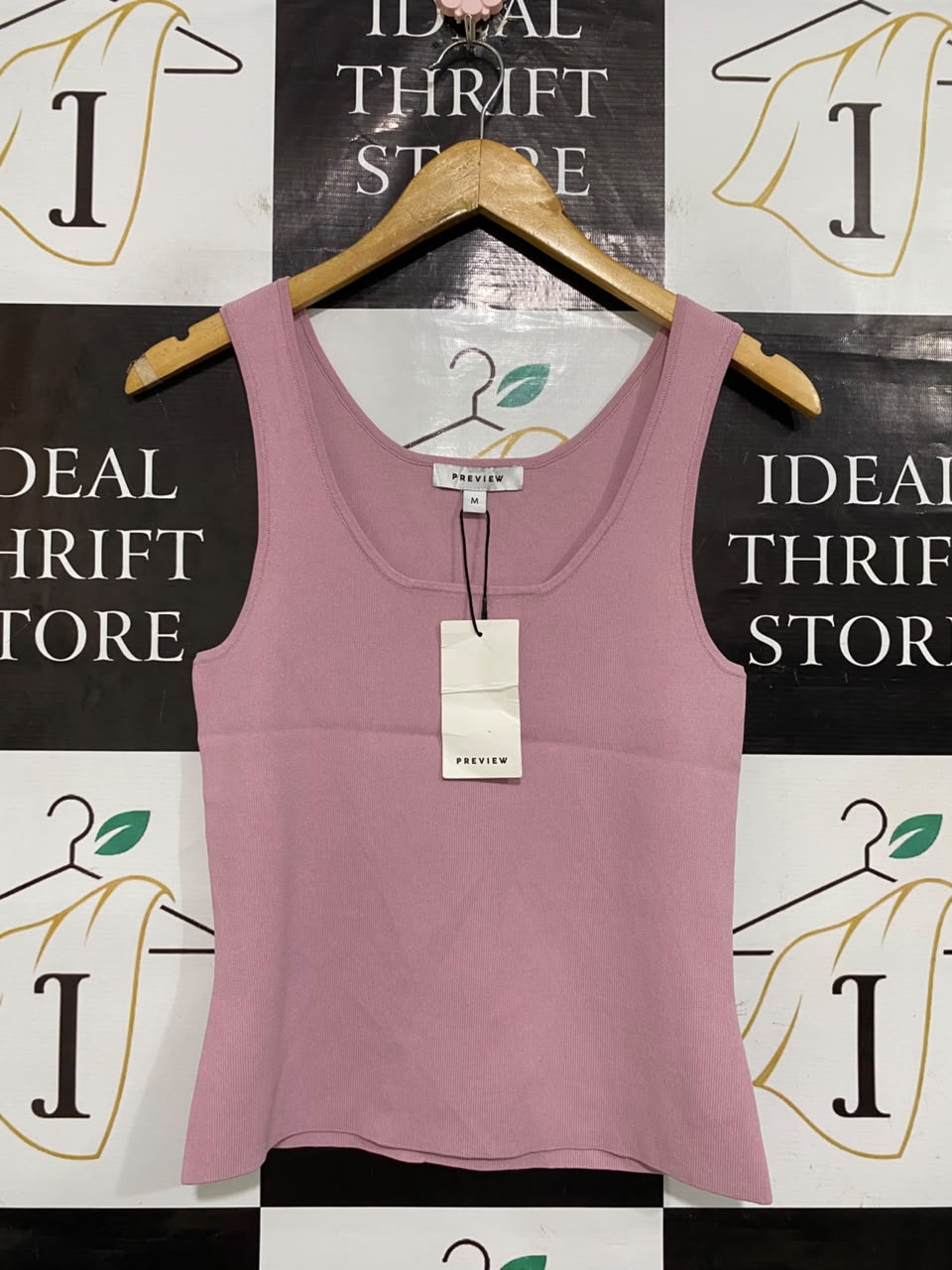 PREVIEW |M| BUST 14| A55| MAUVE RIBBED TANK TOP TECHNICAL UTILITY BASIC